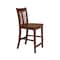 Whitewood Industries Solid Wood San Remo Counter Height Dining Stool - 24" Seat Height S581-102 - alternate 4